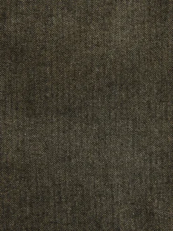 Khaki Green Herringbone Regular Fit Smart Brushed Cotton Trousers