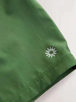 Khaki Green Motion-Flex 5 Inch Swim Shorts