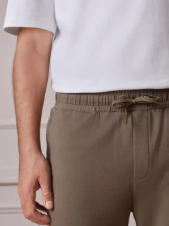 Khaki Green Signature Soft Touch Modal Slim Fit Cuffed Joggers