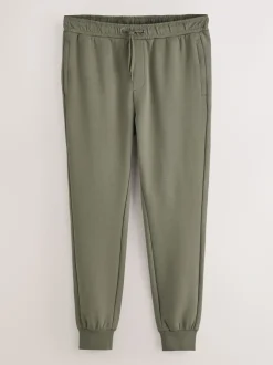 Khaki Green Signature Soft Touch Modal Slim Fit Cuffed Joggers