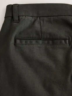 Khaki Green Slim Fit Motionflex Chino Trousers