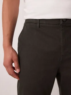 Khaki Green Slim Fit Motionflex Chino Trousers