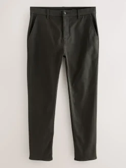 Khaki Green Slim Fit Motionflex Chino Trousers