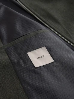 Khaki Green Smart Bomber Jacket