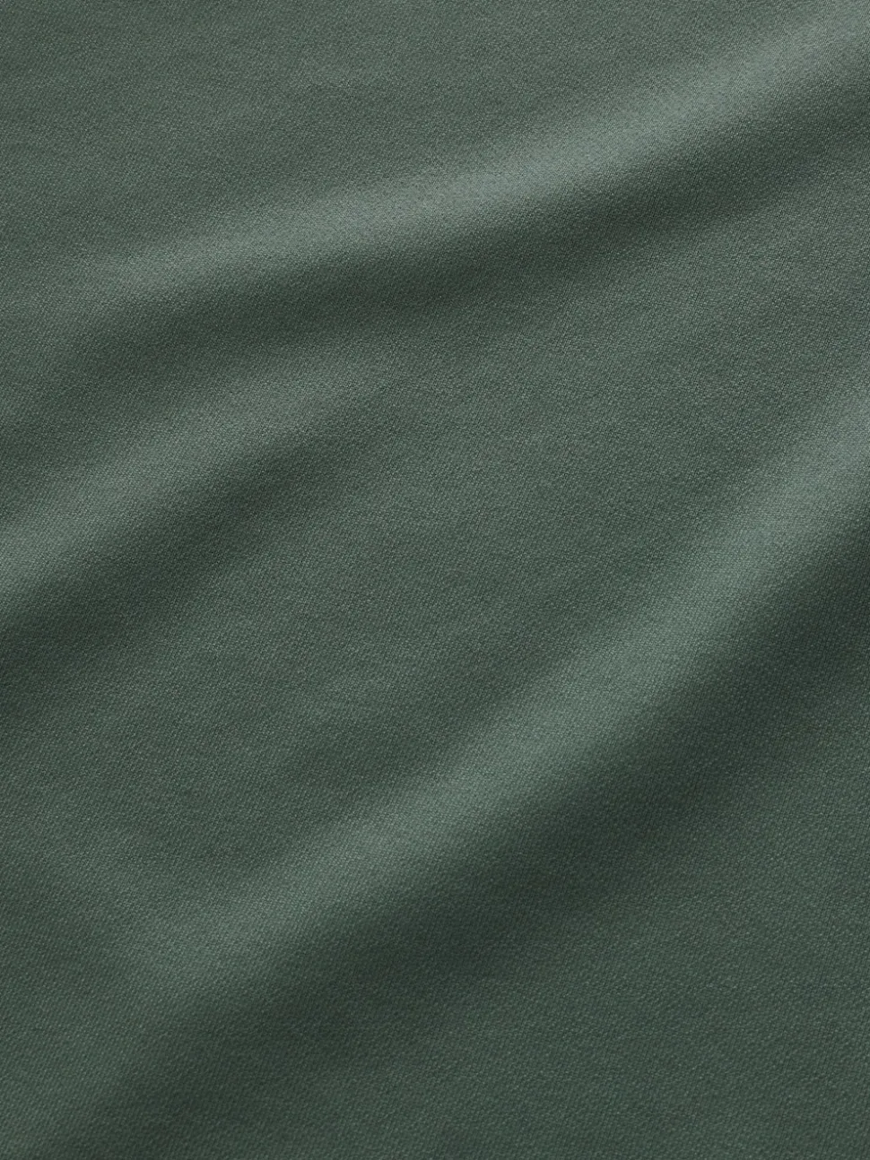 Khaki Green Zip Neck Active Training Top