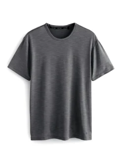 Khaki Green/Slate Grey/Black Short Sleeve Tee Active Gym Mesh Vests 3 Pack
