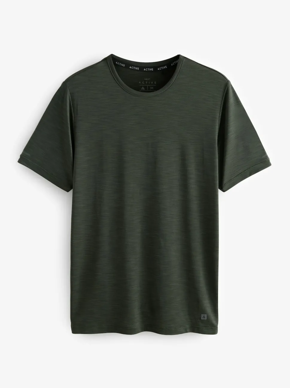 Khaki Green/Slate Grey/Black Short Sleeve Tee Active Gym Mesh Vests 3 Pack