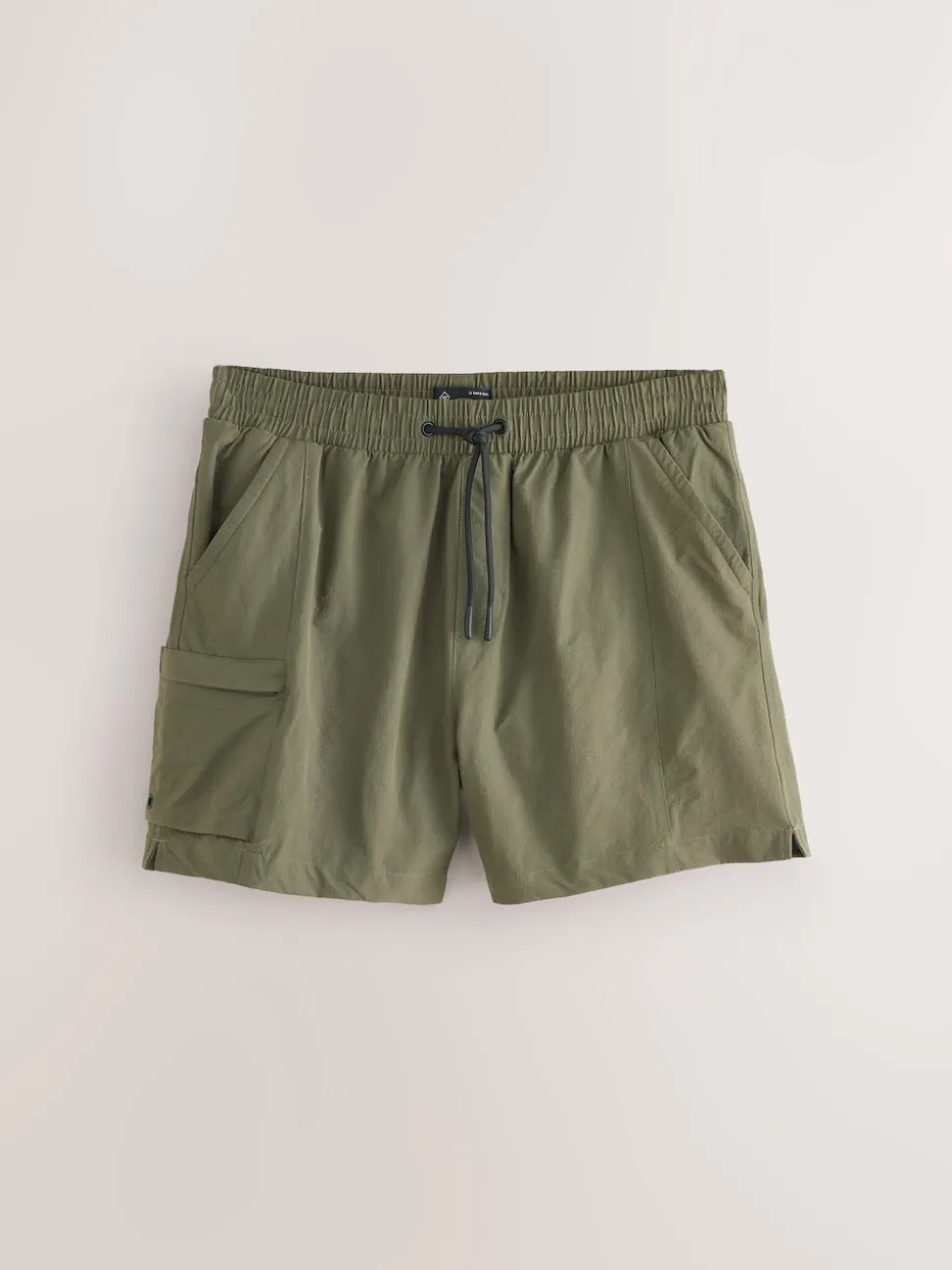 Khaki/Green Fashion Cargo Swim Shorts