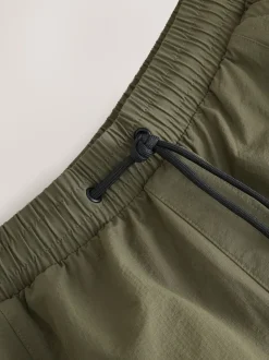 Khaki/Green Fashion Cargo Swim Shorts