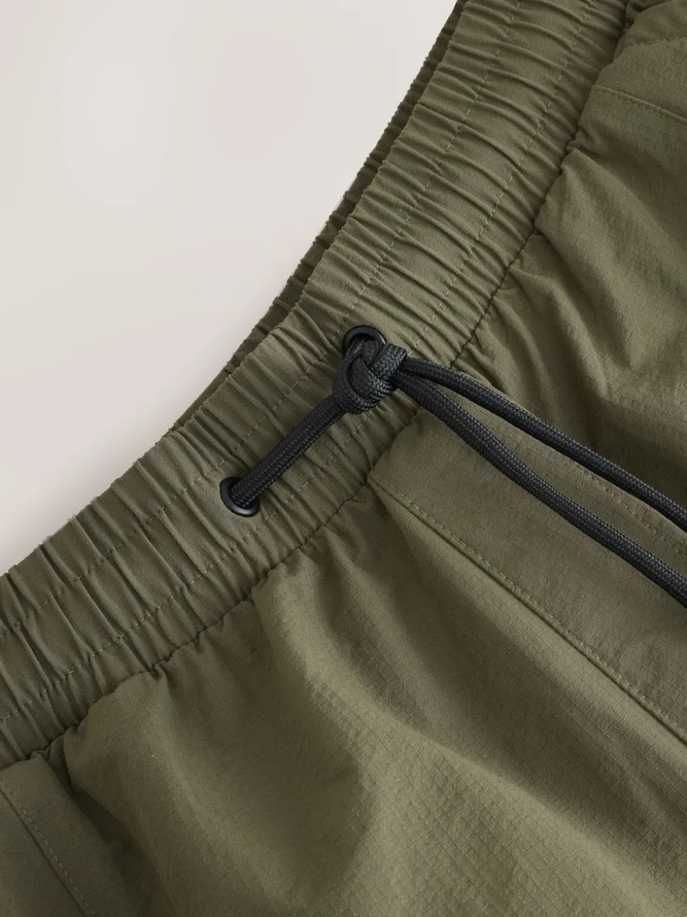 Khaki/Green Fashion Cargo Swim Shorts