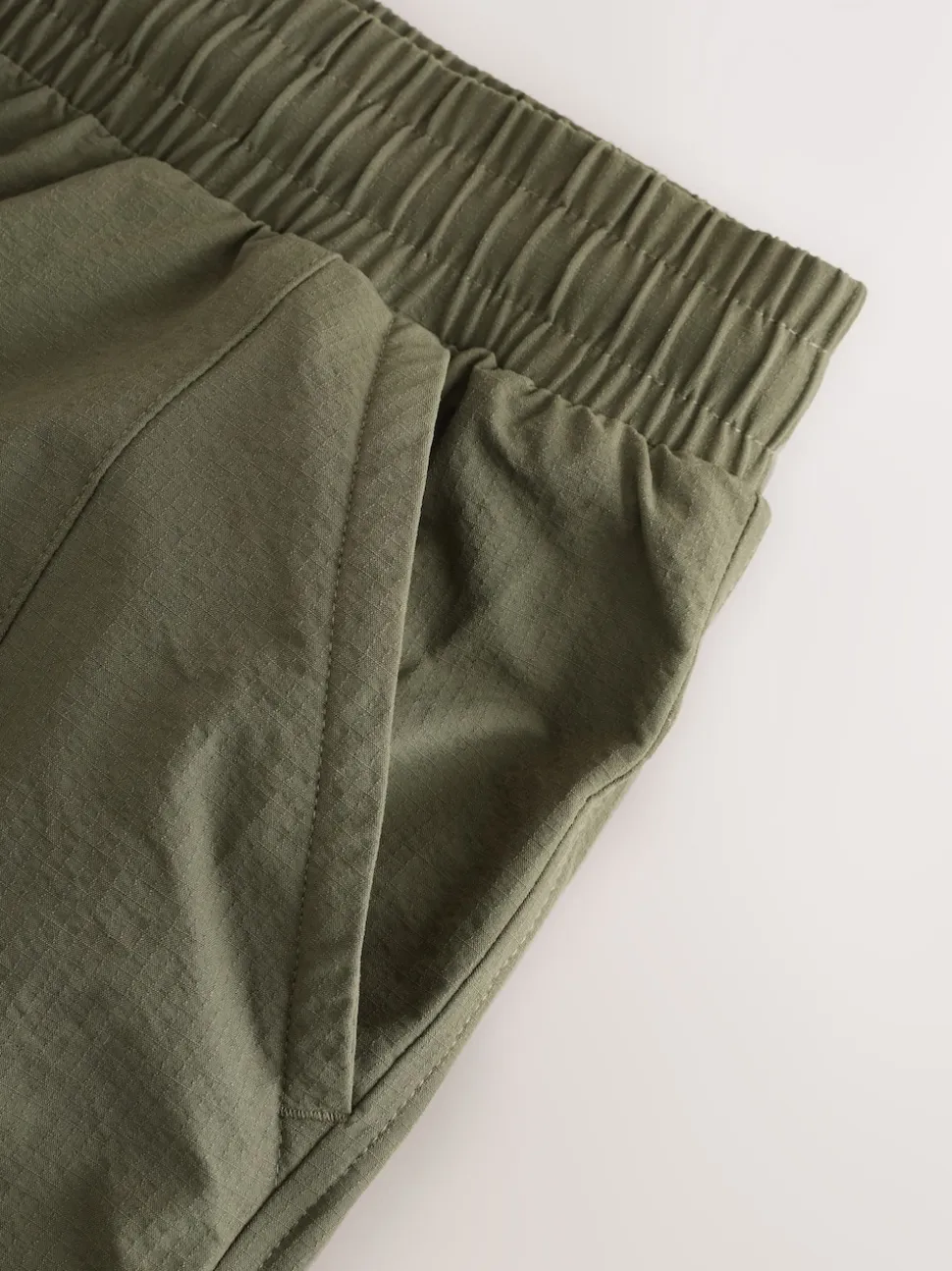 Khaki/Green Fashion Cargo Swim Shorts