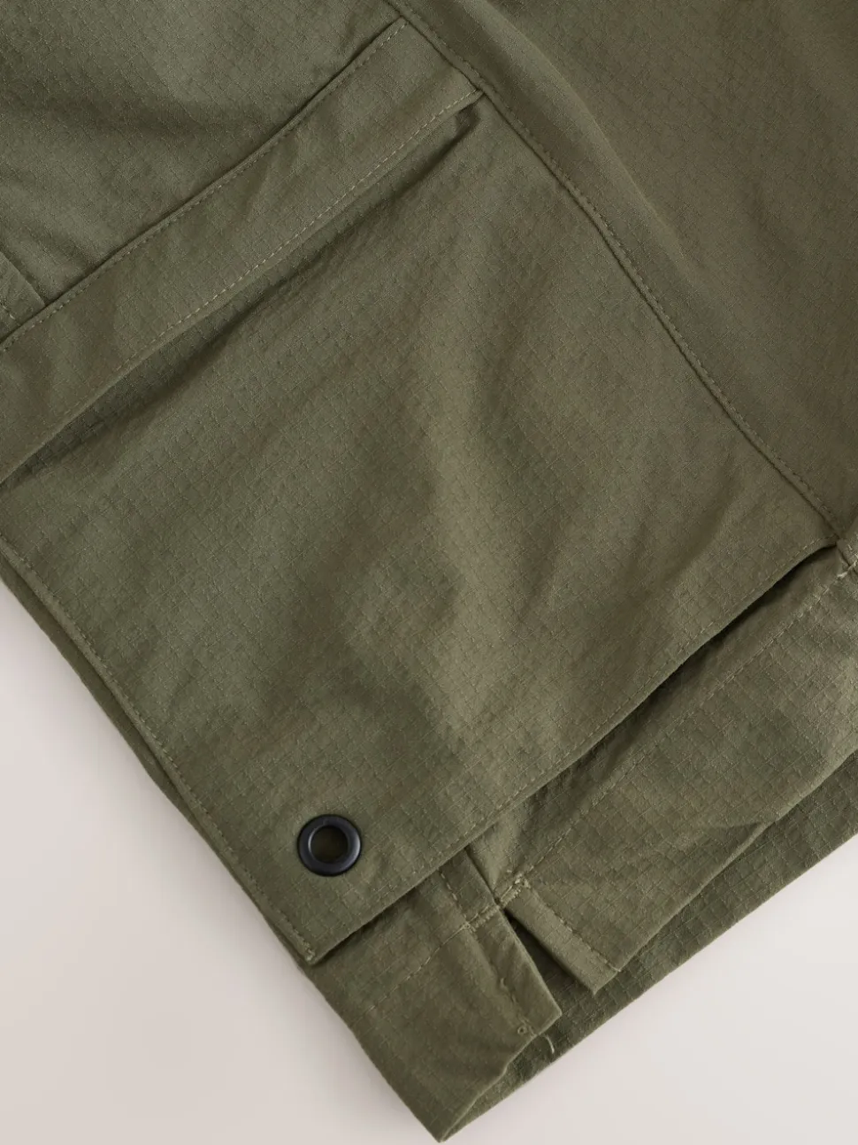 Khaki/Green Fashion Cargo Swim Shorts