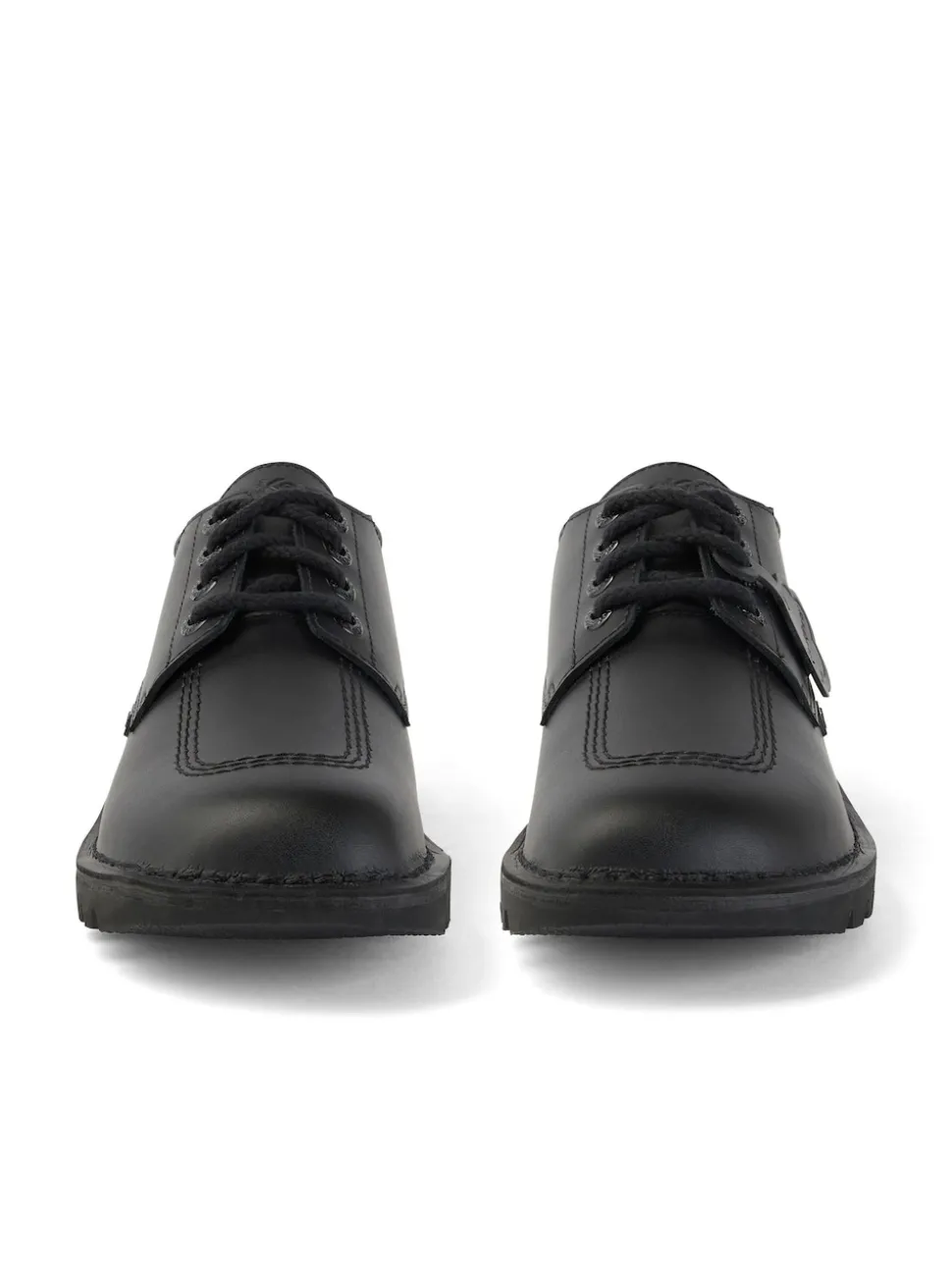 Kickers Black Padded Leather Shoes