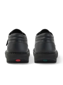 Kickers Black Padded Leather Shoes