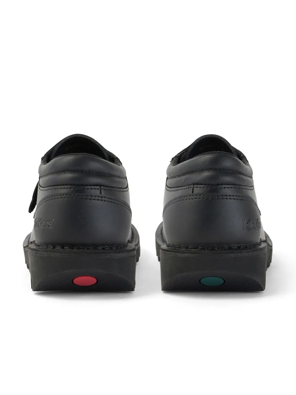 Kickers Black Padded Leather Shoes