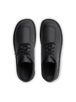 Kickers Black Padded Leather Shoes
