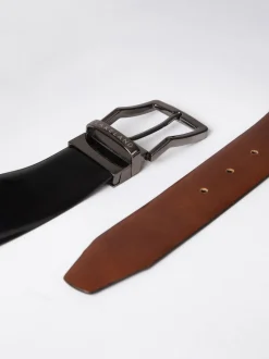 Lakeland Leather Black Calder Reversible Belt