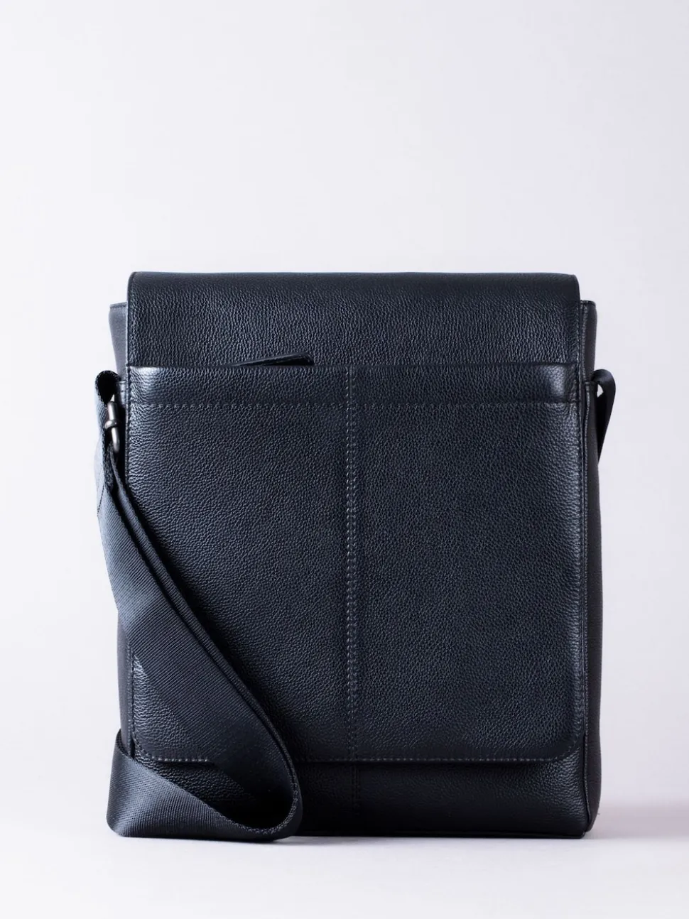Lakeland Leather Black Crummock Cross-Body Bag