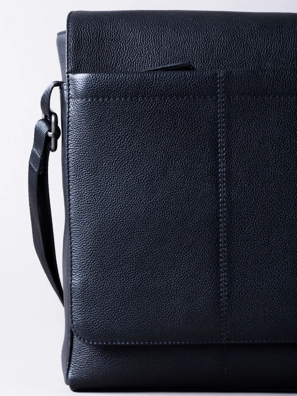 Lakeland Leather Black Crummock Cross-Body Bag