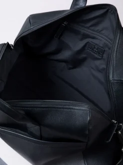 Lakeland Leather Black Crummock Holdall