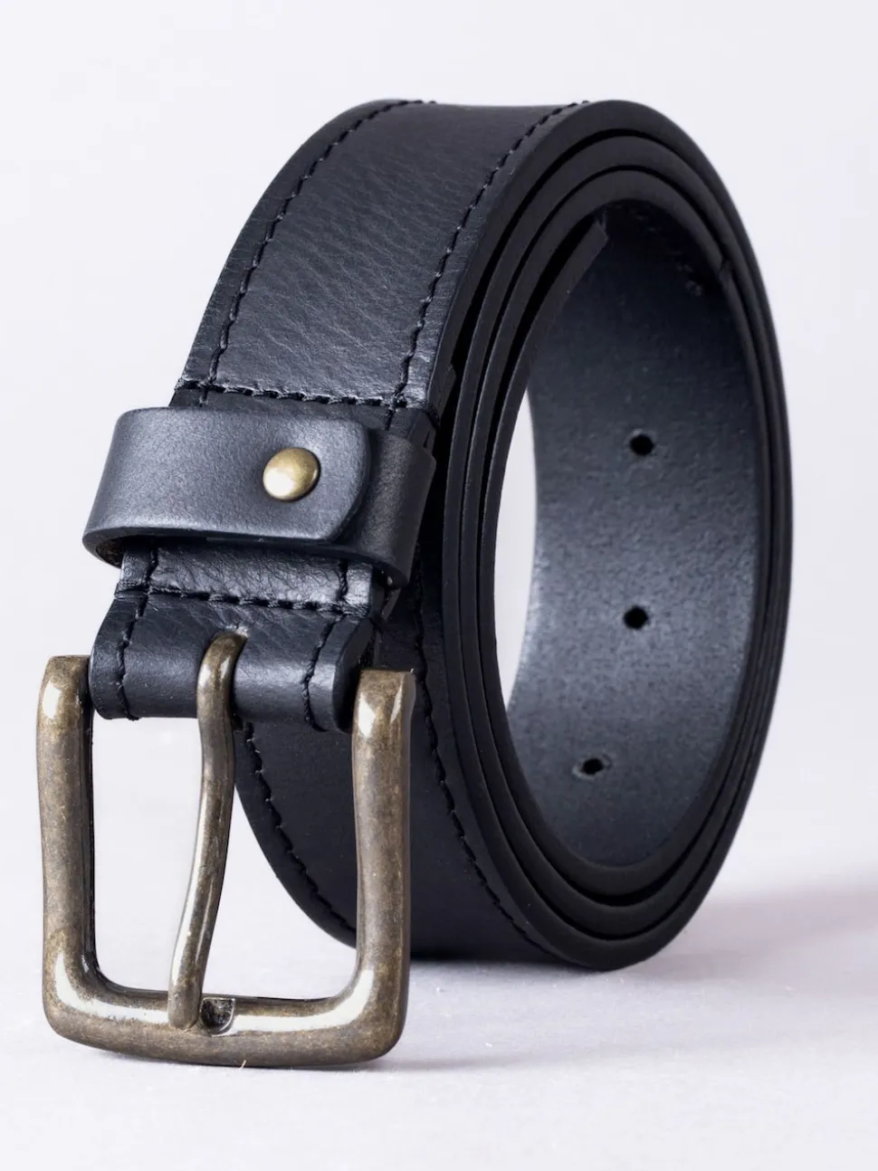 Lakeland Leather Black Eskin Belt