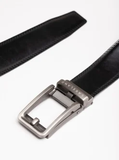Lakeland Leather Black Rigg Ratchet Belt