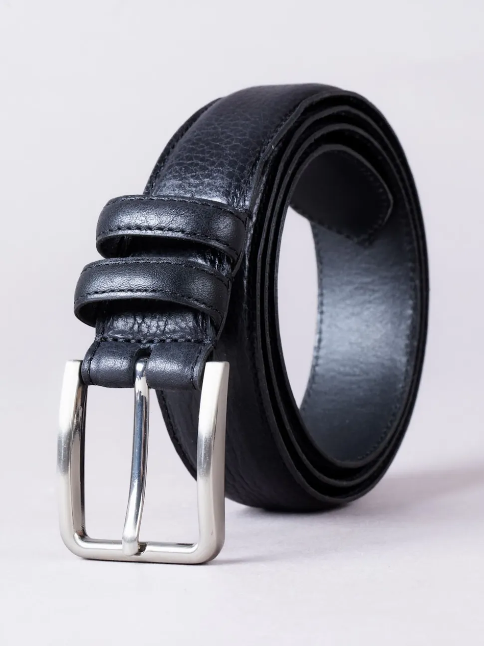 Lakeland Leather Black Storrs Belt