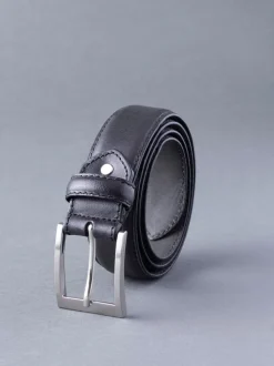 Lakeland Leather Black Staveley Leather Belt