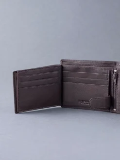 Lakeland Leather Brown Burneside Wallet