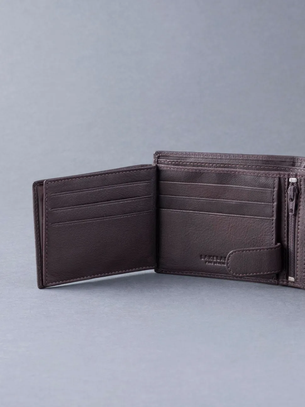 Lakeland Leather Brown Burneside Wallet