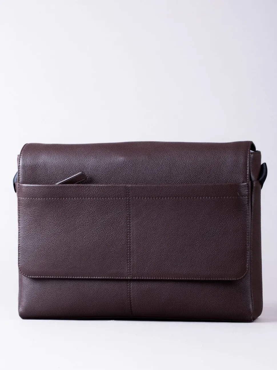 Lakeland Leather Brown Crummock Laptop Messenger Bag