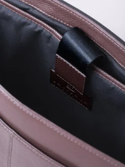 Lakeland Leather Brown Crummock Laptop Messenger Bag