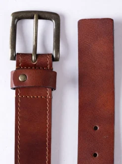 Lakeland Leather Brown Eskin Belt