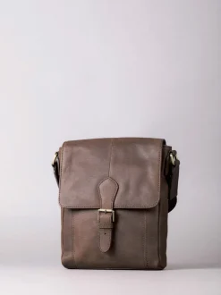 Lakeland Leather Brown Hutton Reporter Bag