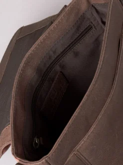 Lakeland Leather Brown Hutton Reporter Bag