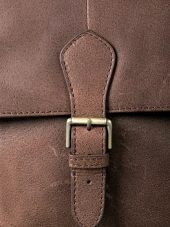 Lakeland Leather Brown Hutton Reporter Bag