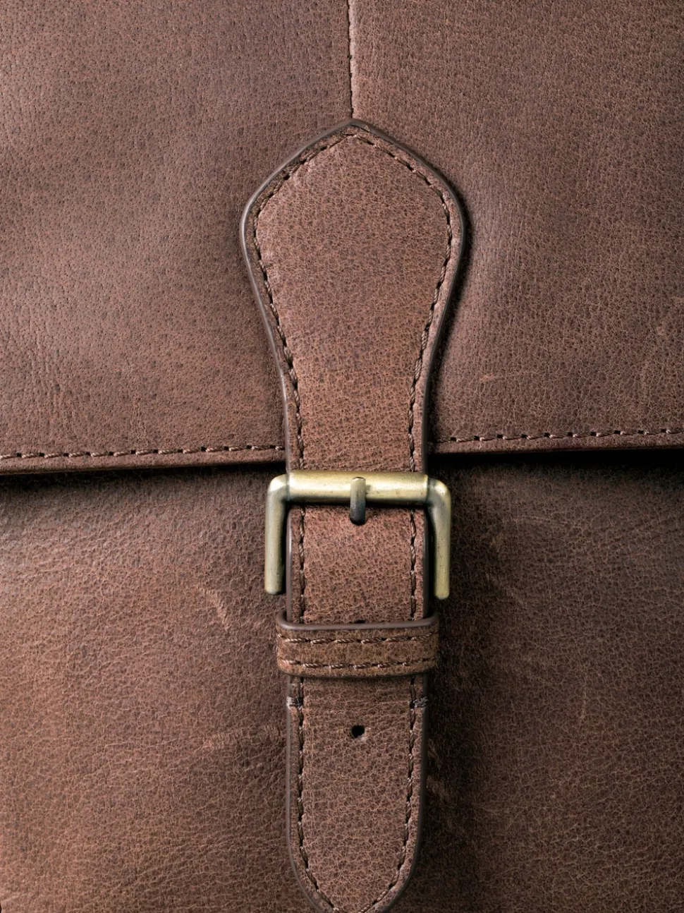 Lakeland Leather Brown Hutton Reporter Bag