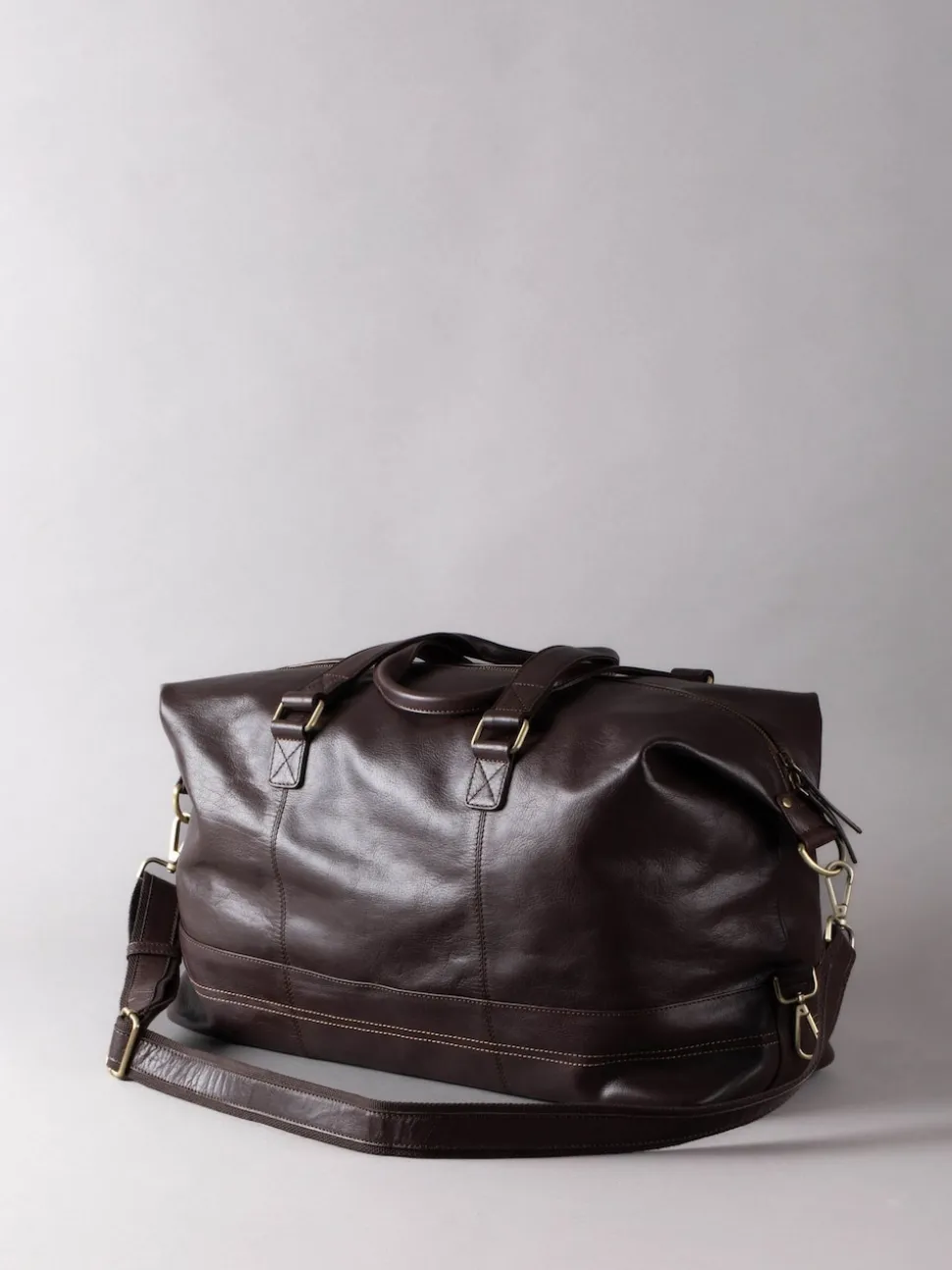 Lakeland Leather Brown Keswick Holdall