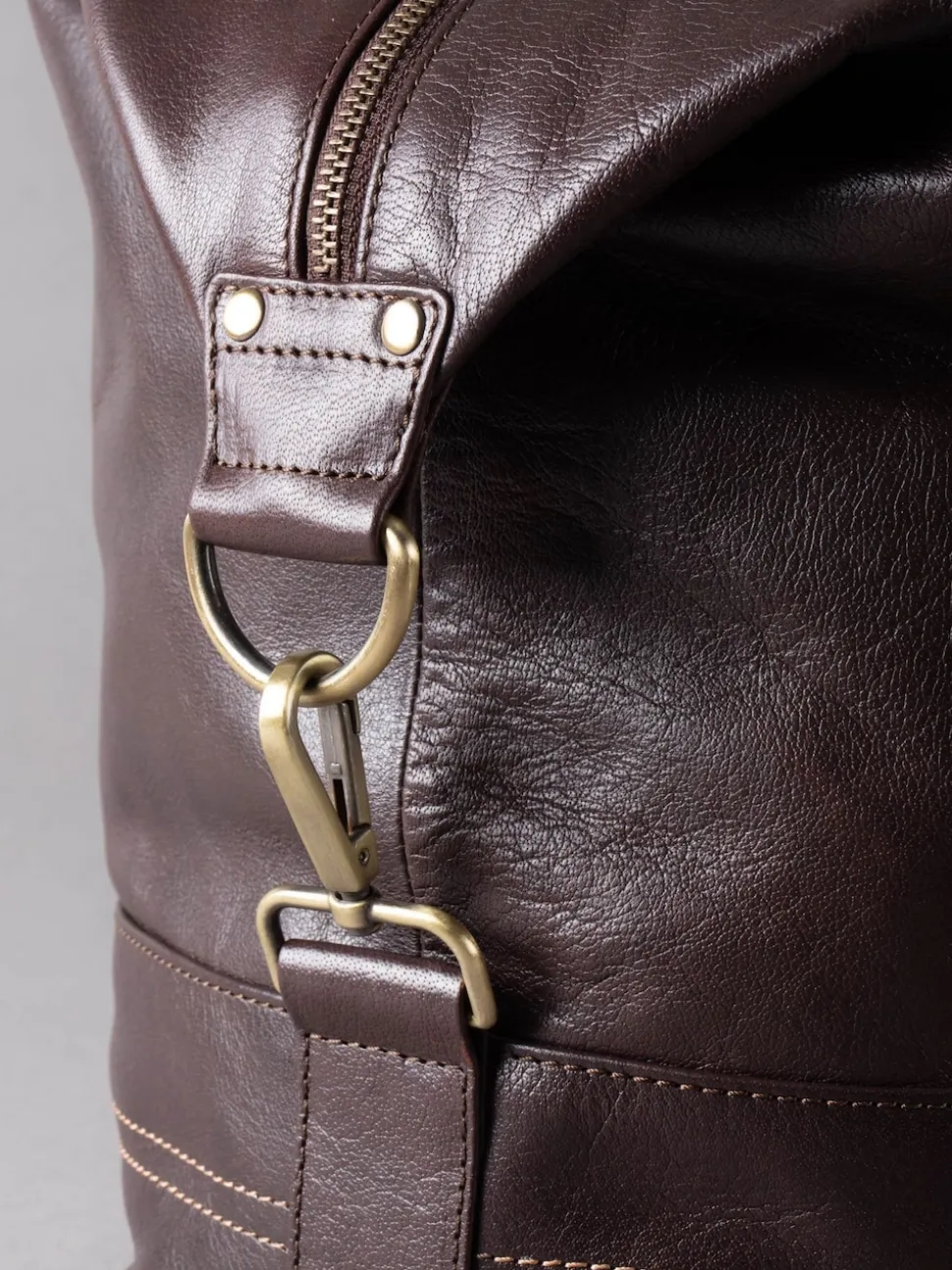 Lakeland Leather Brown Keswick Holdall