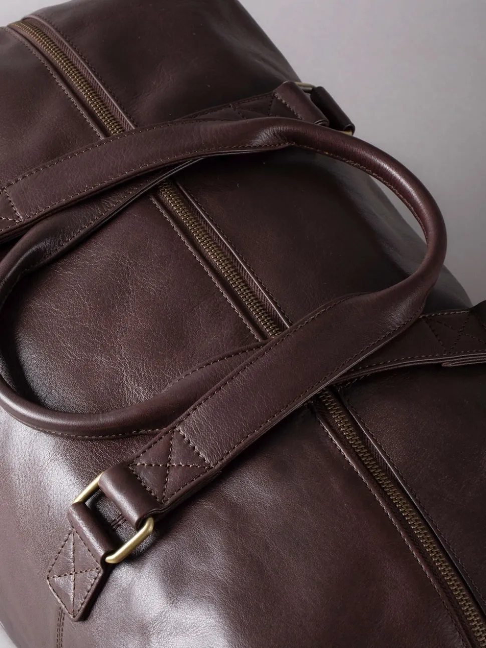Lakeland Leather Brown Keswick Holdall