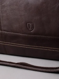 Lakeland Leather Brown Keswick Holdall