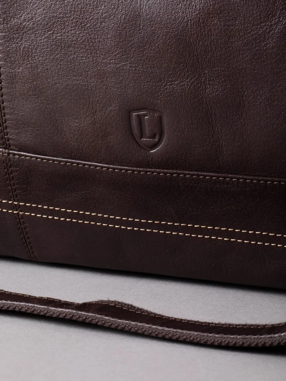 Lakeland Leather Brown Keswick Holdall