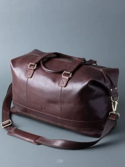 Lakeland Leather Brown Keswick Holdall
