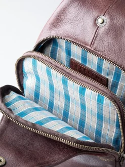 Lakeland Leather Brown Keswick Sling Bag
