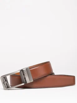 Lakeland Leather Brown Rigg Ratchet Belt