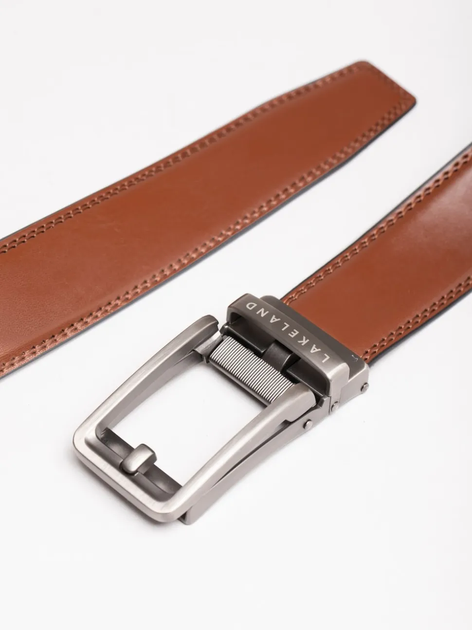 Lakeland Leather Brown Rigg Ratchet Belt