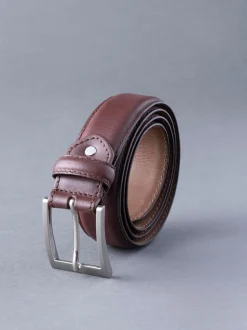 Lakeland Leather Brown Staveley Leather Belt