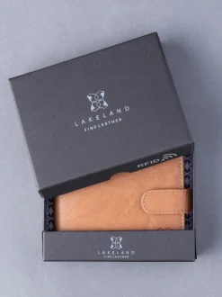 Lakeland Leather Cognac Brown Burneside Wallet