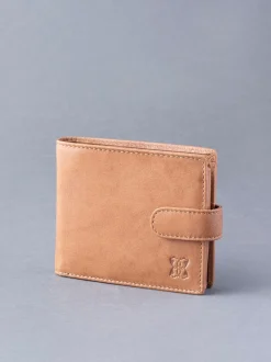 Lakeland Leather Cognac Brown Burneside Wallet