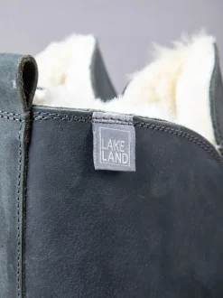 Lakeland Leather Grey Mens Slipper Boots